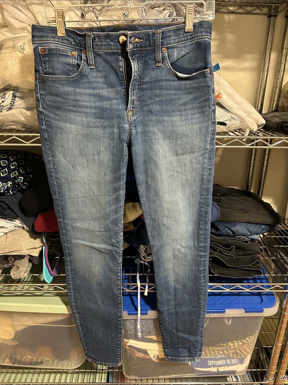 J. Crew Slim Medium Blue Wash Jeans